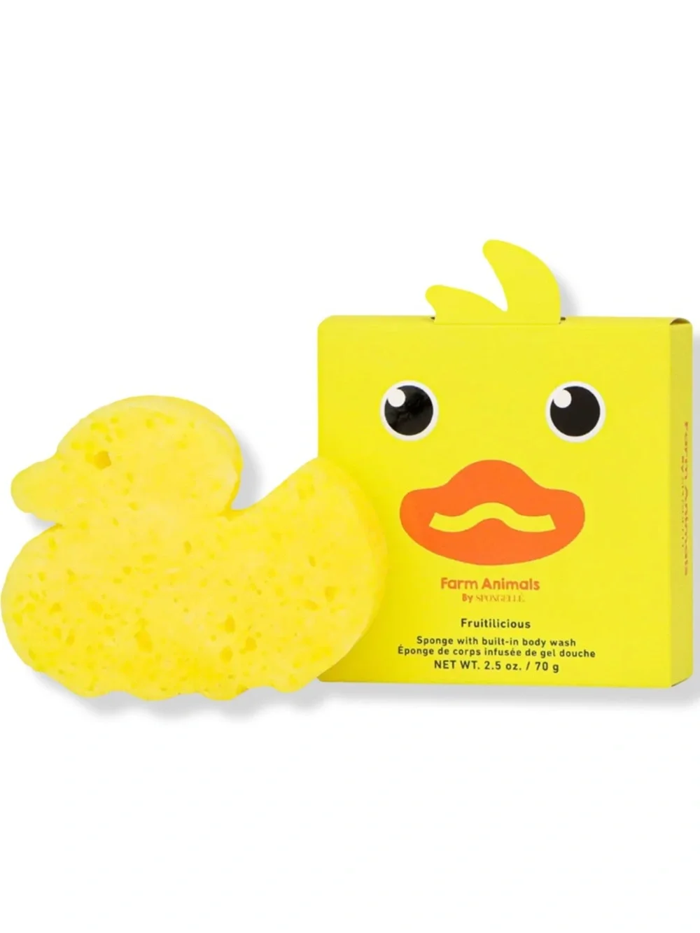 Spongelle Danny Duck Body Wash Infused Bath & Shower Loofah 2.5oz BRAND NEW